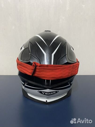 Шлем для питбайка yema
