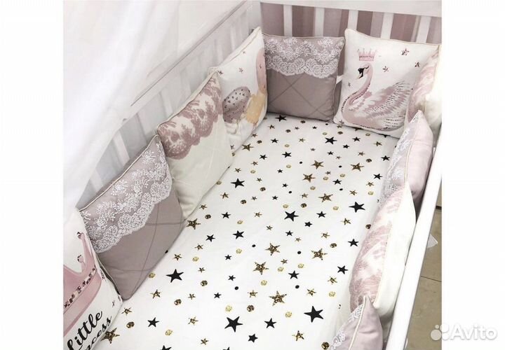 Бортики в кроватку бу