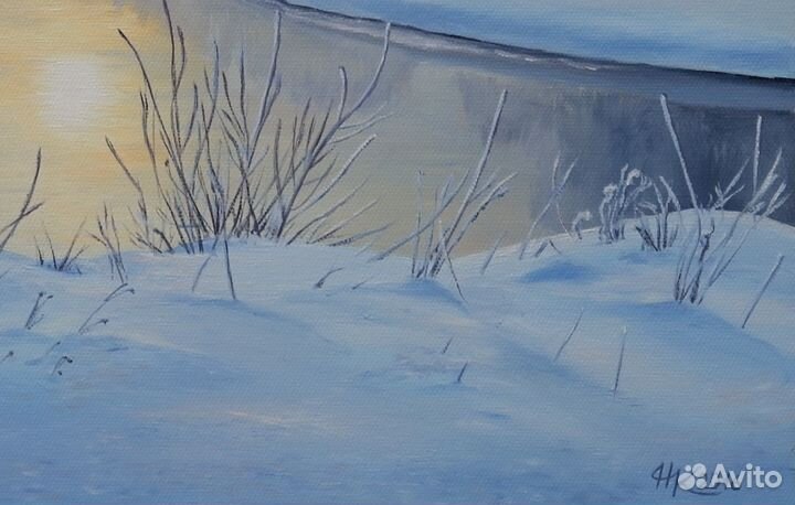 Картина Зимний пейзаж 45х60