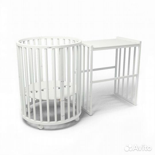 Овальная кровать трансформер