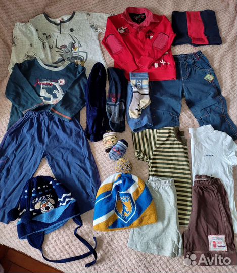 Вещи пакетом для мальчика 1.5-2 года