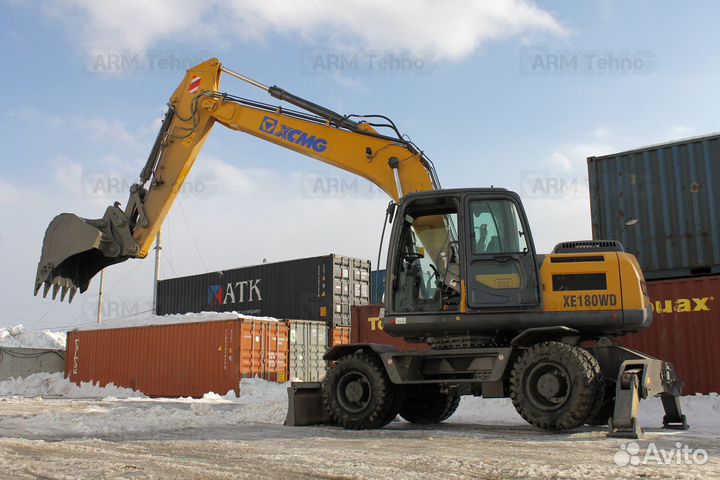 Колёсный экскаватор XCMG XE180WD, 2023