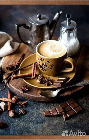 Греющая картина Капучино