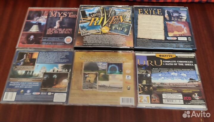 Myst вся серия игр 6шт