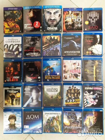 Blu ray диски фильмы лицензия. обновлен 16.05.2022