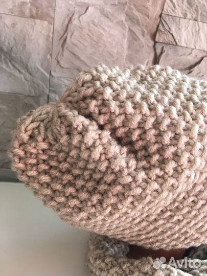 Комплект шапка и шарф