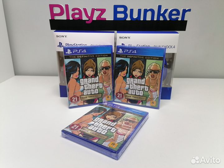 GTA The Trilogy Новый PS4 /PS5
