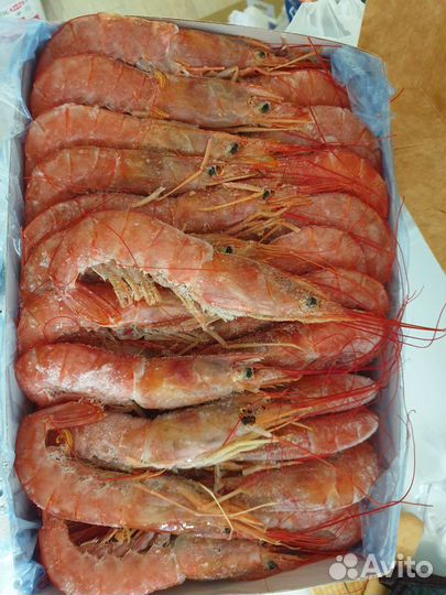 Лангустины креветки блок 2 кг