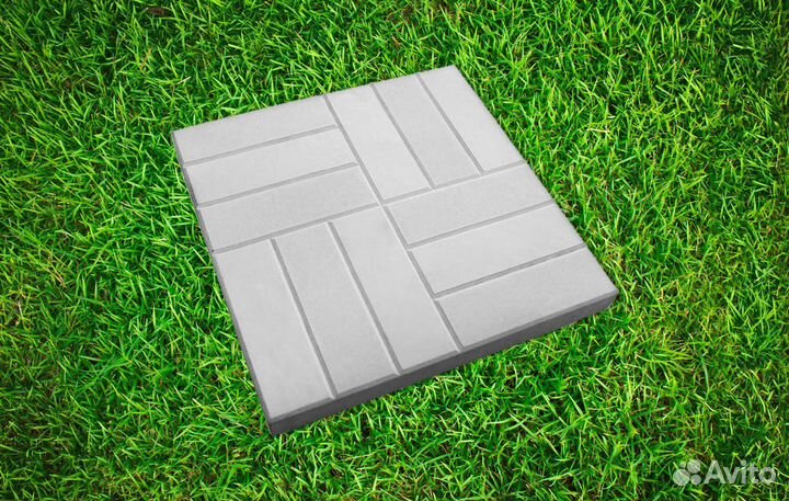 Тротуарная плитка 12 кирпичей 500x500x50