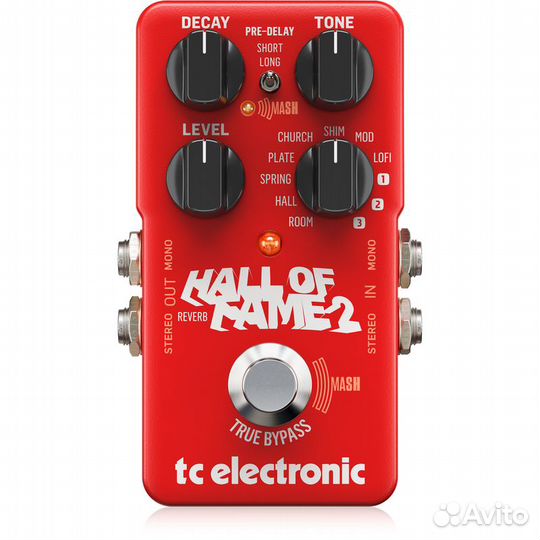Педаль эффекта TC electronic Hall of Fame 2 Reverb