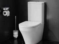 Унитаз подвесной безободковый с креплением 525х360х385 belbagno onda bb066chr