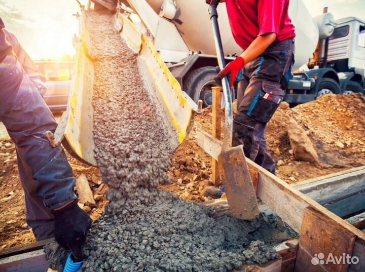 Бетон, раствор, керамзитобетон, тощий бетон