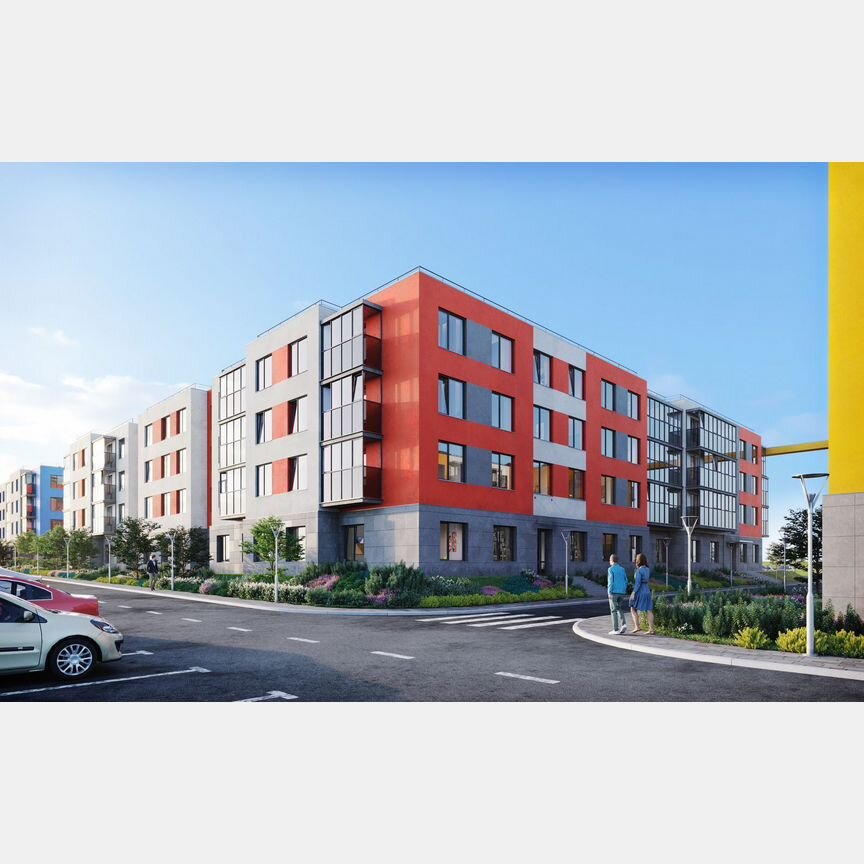 1-к. квартира, 42,5 м², 4/4 эт.