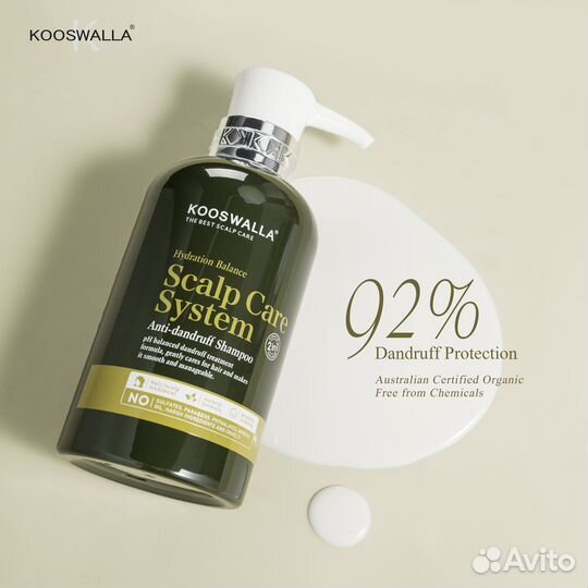 KooSwalla Шампунь против перхоти 250 мл. Австралия
