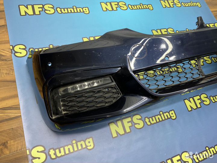 Передний бампер для BMW G30 М пакет дорест