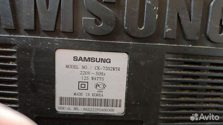 Телевизор samsung ck 7202 рабочий