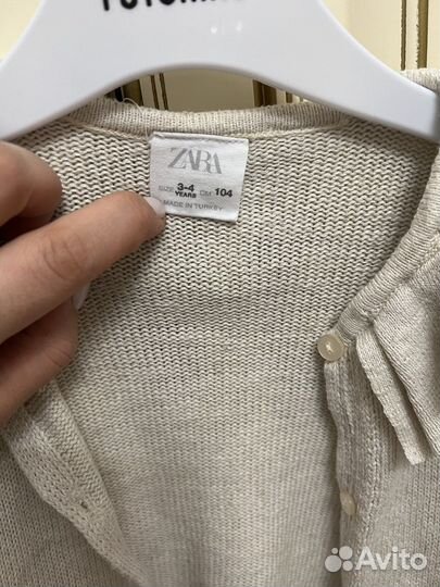 Кофта zara для девочки