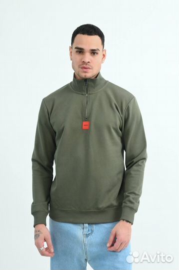 Кофта толстовка полузамок hugo boss