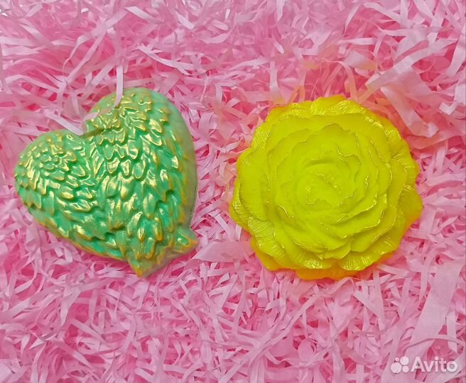 Мыло ручной работы в коробочке