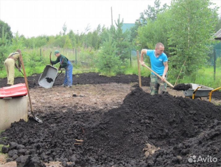 Земляные работы, Копка огородов, Покос травы