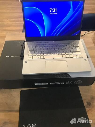 Ноутбук asus ROG Zephyrus G14 (GA401II-BM042T)