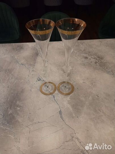 Бокалы для вина новые Versace