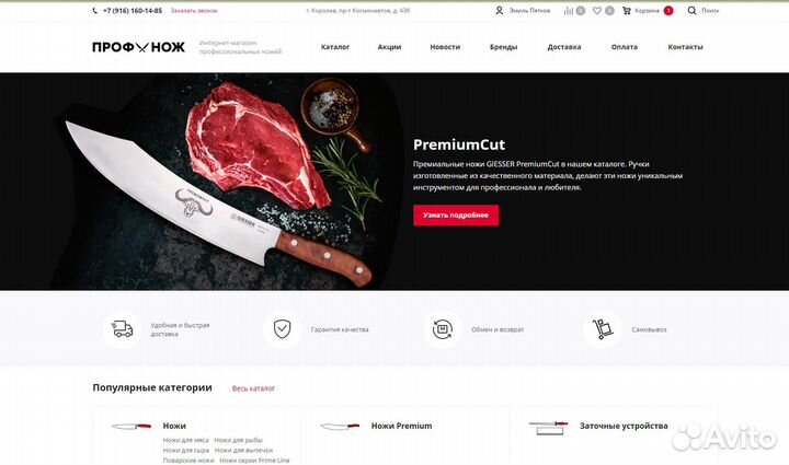 Создание сайтов / Разработка сайтов / Продвижение