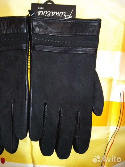 Нов мужские утеплённые кожан Перчатки р.10 Качеств