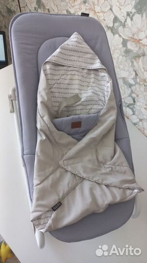 Шезлонг для новорожденных Nuovita Mellare M1 серый