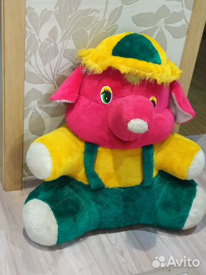 Большая мягкая игрушка слон