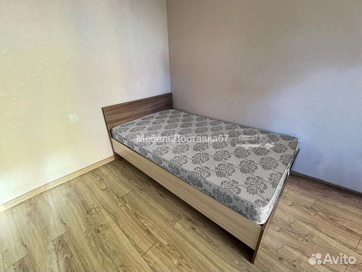 Кровать с матрасом 90 (120, 140, 160) шимо т/с