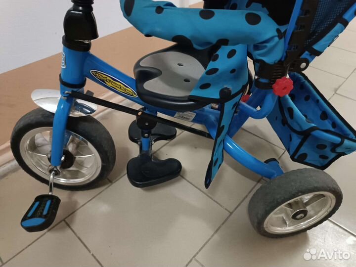 Велосипед с родительской ручкой