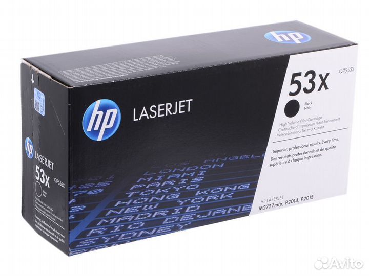 Картридж HP Q7553X, № 53X