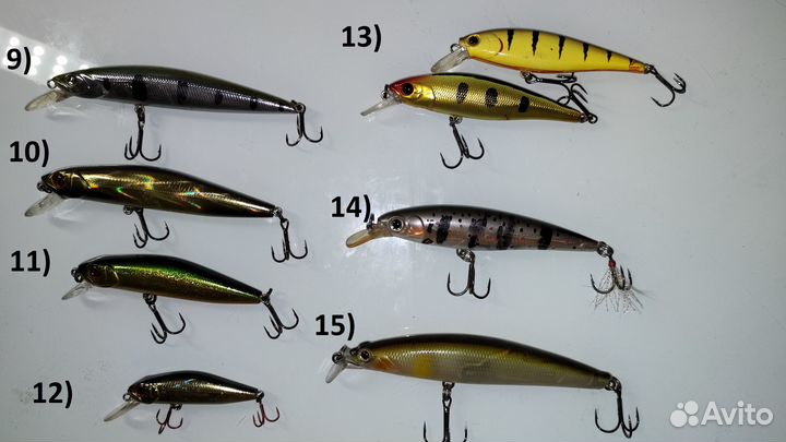 Воблеры Daiwa, ZipBaits, Ponton 21, Tsuribi