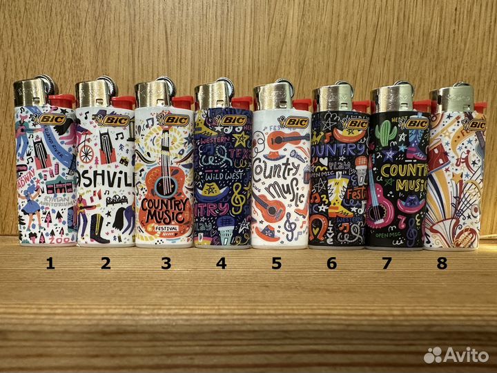 Зажигалки bic mini