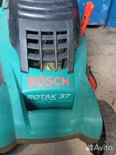 Газонокосилка электрическая bosch