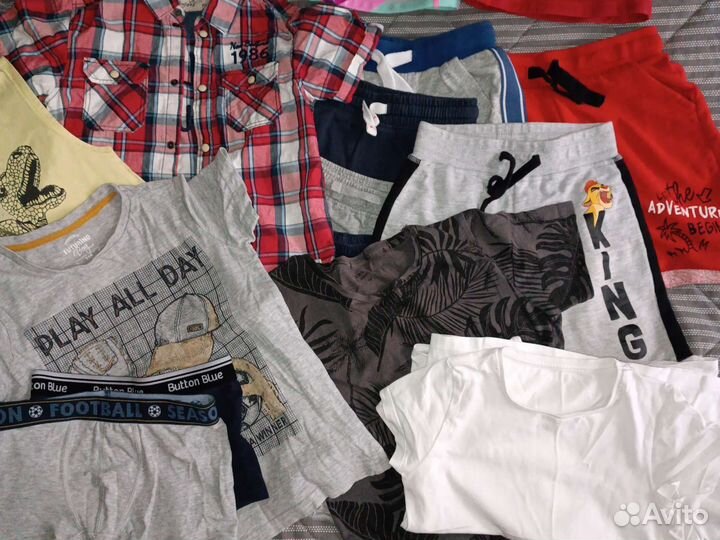 Вещи летние для мальчика 110-122
