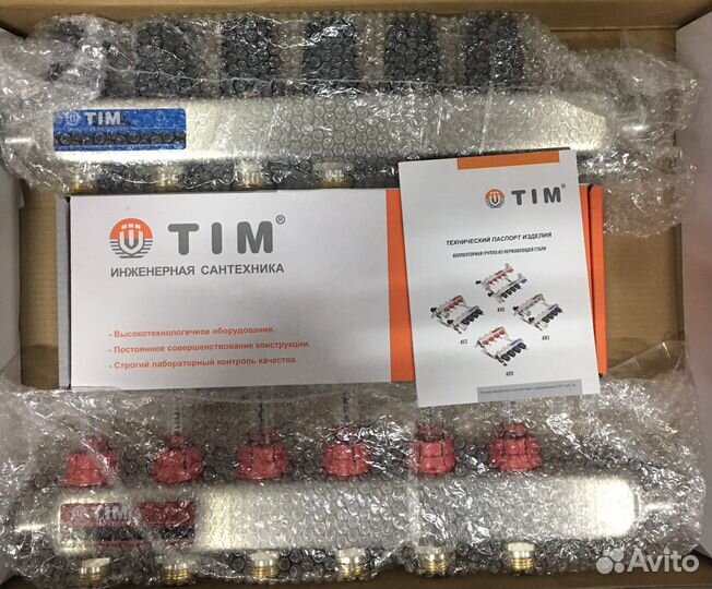 Коллекторная группа для теплого пола 6 с расходоме