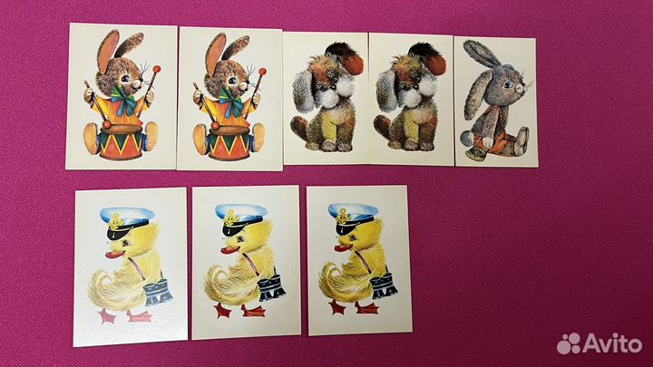 Открытки советские художники Четвериков, Манилова