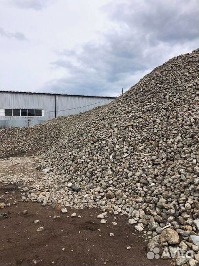 Щебень гравийный в наличии