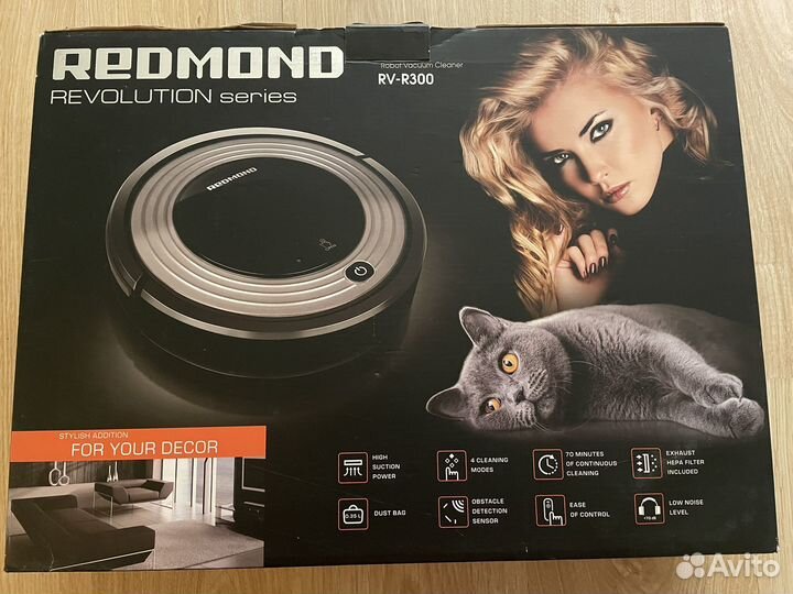 Робот пылесос Redmond rv r300