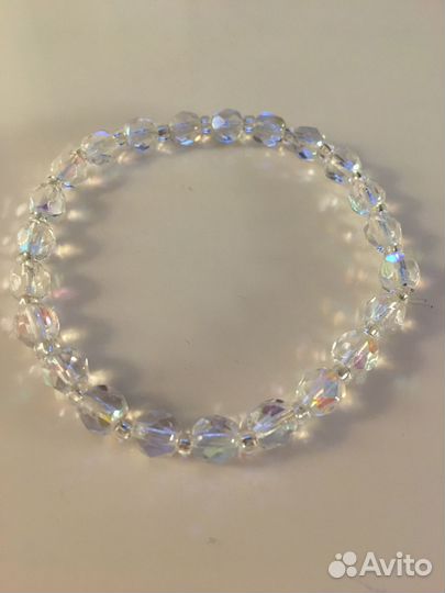 Браслет стеклянные бусины