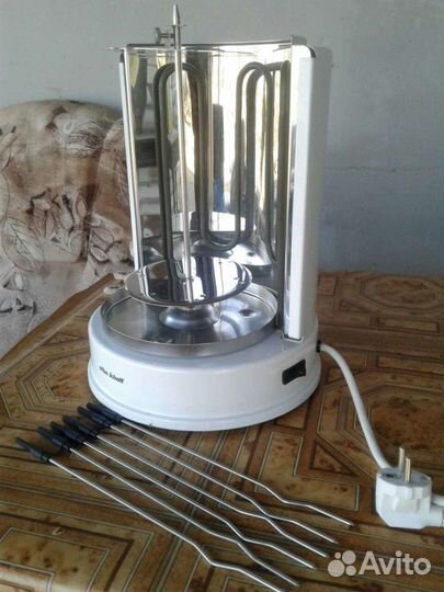 Вертикальный гриль бройлер шашлычница