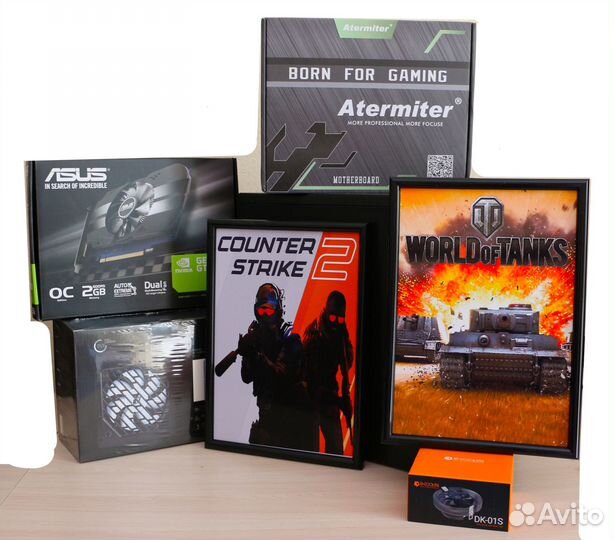 Игровой компьютер пк Intel 1225v2/SSD/DDR3 8/Nvidi