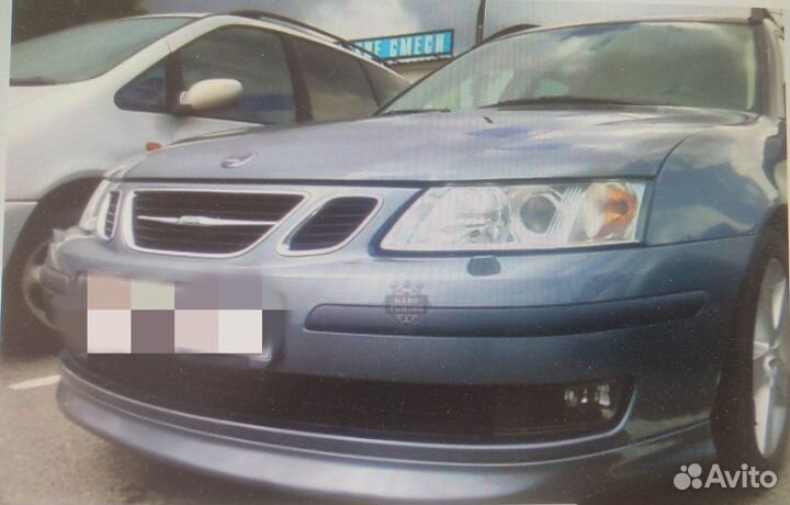 Молдинг накладка бампера для saab 9-3