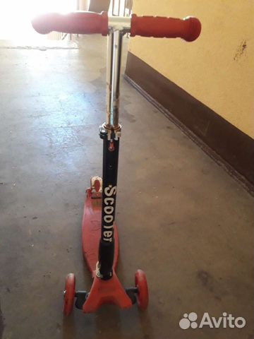 Самокат детский трехколесный бу