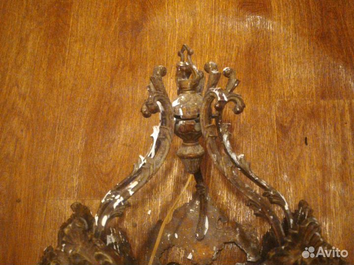 Люстра алюминиевая под бронзу