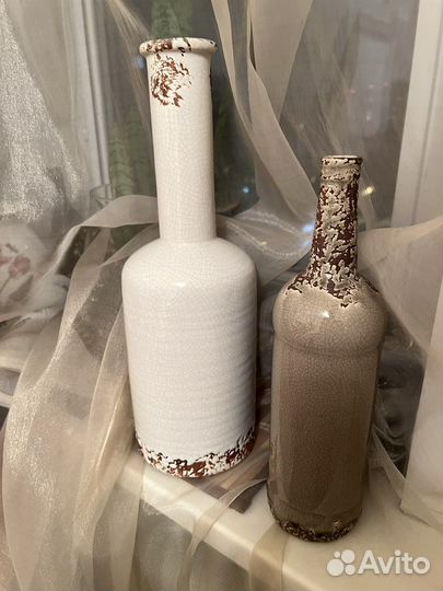 Интерьерные декоративные вазы / бутылки