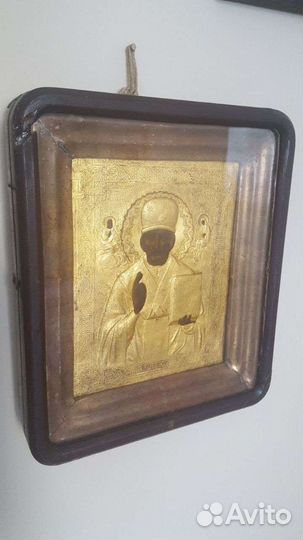 Старинная Икона. Николай Чудотворец