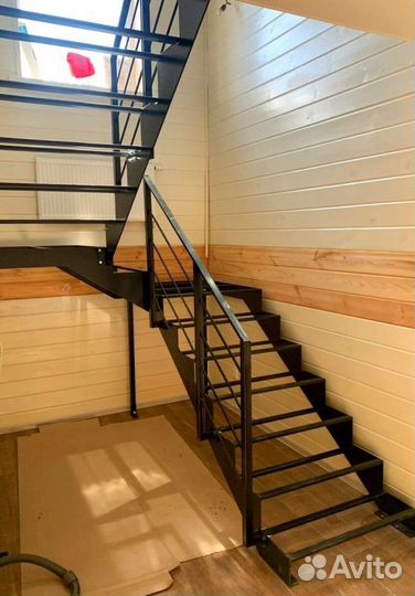 Забежная лестница с установкой